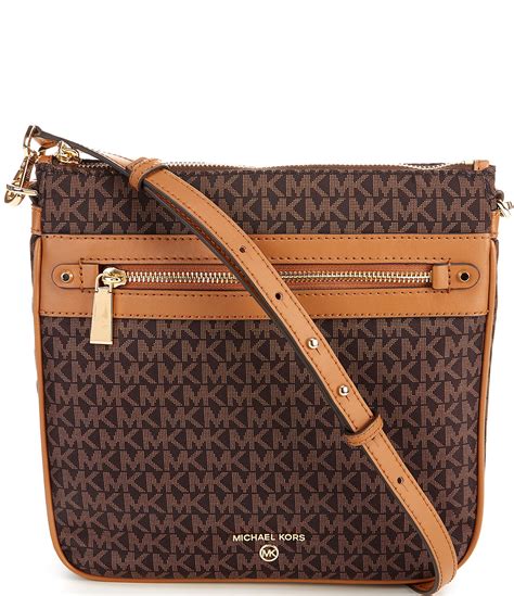 michael kors jet set travel large phone crossbody acorn|mk jet set crossbody small.